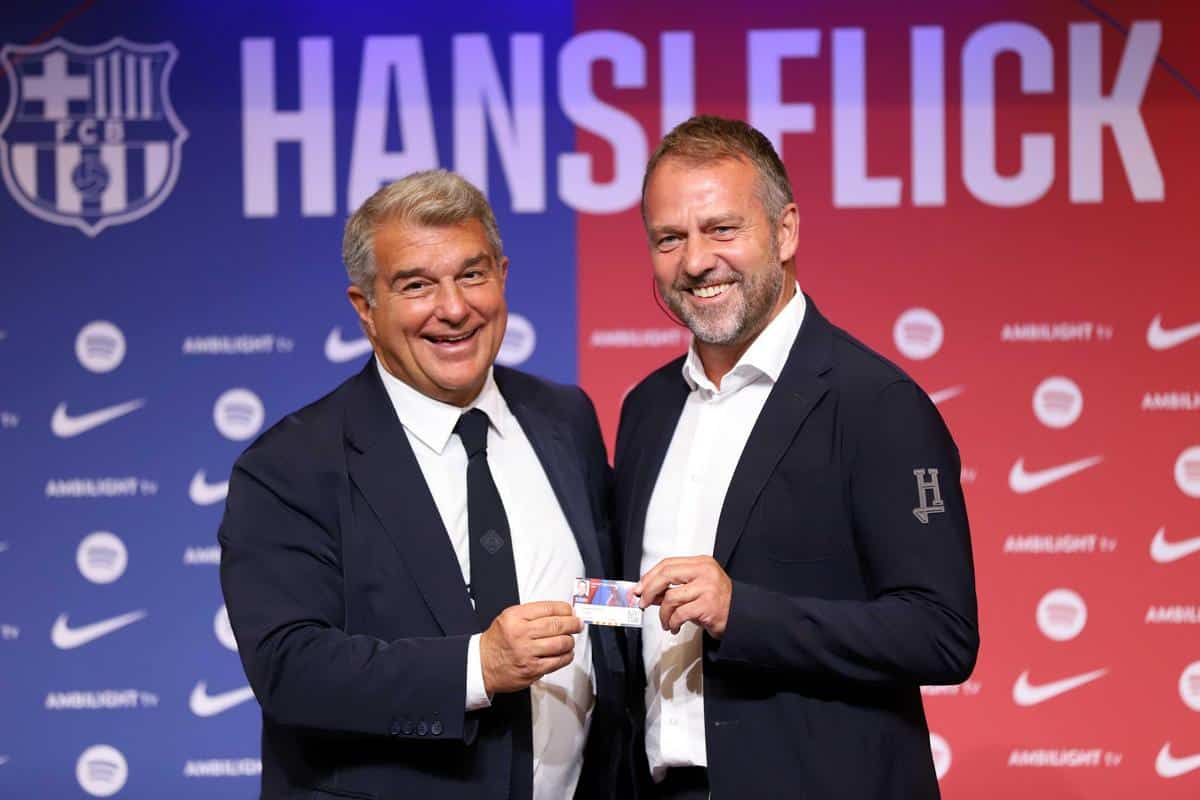 Joan Laporta i Hansi Flick