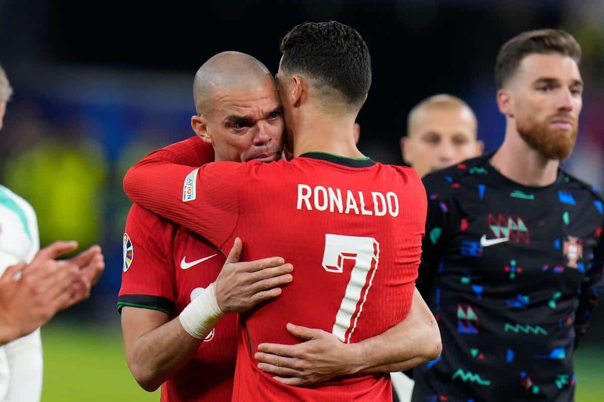 Cristiano Ronaldo and Pepe