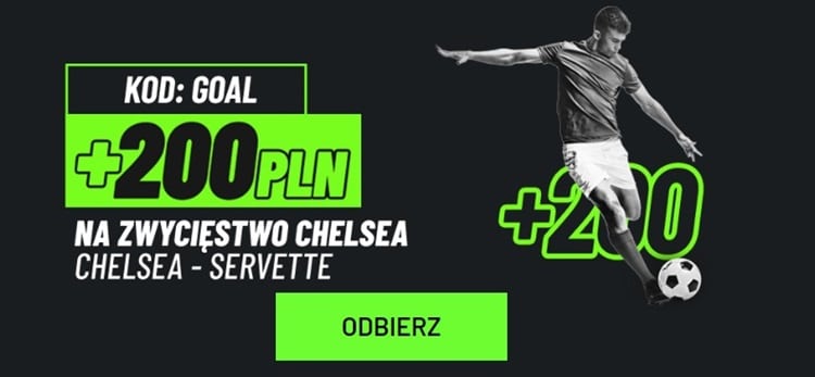 Promocja w Totalbet na mecz Chelsea - Servette Genewa