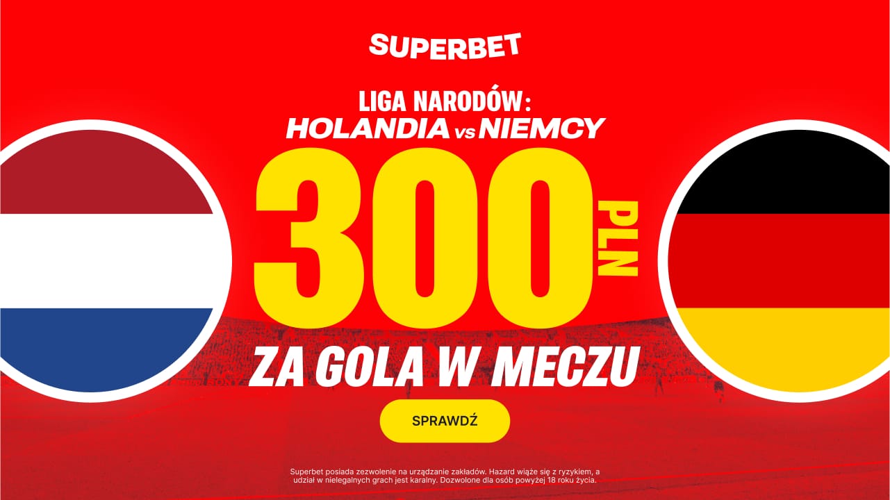 Promocja w Superbet na mecz Holandia - Niemcy