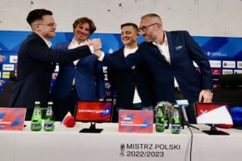 Samuel Cardenas, Piotr Obidziński, Michał Świerczewski i Marek Papszun