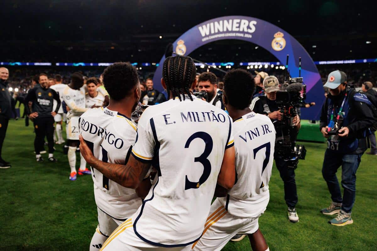 Rodrygo, Eder Militao i Vinicius Junior