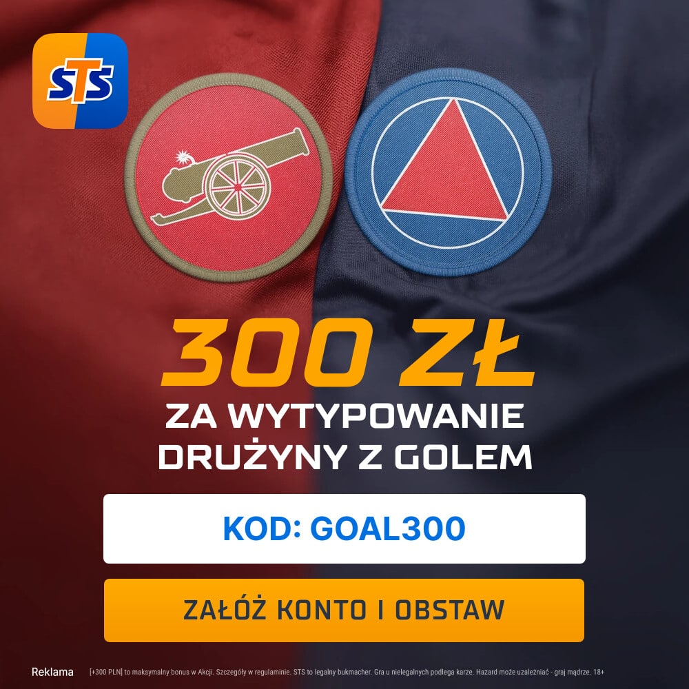 Promocja w STS na spotkanie Arsenal PSG