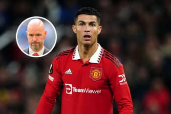 Cristiano Ronaldo i Erik ten Hag