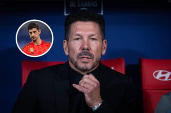 Diego Simeone i Thibaut Courtois