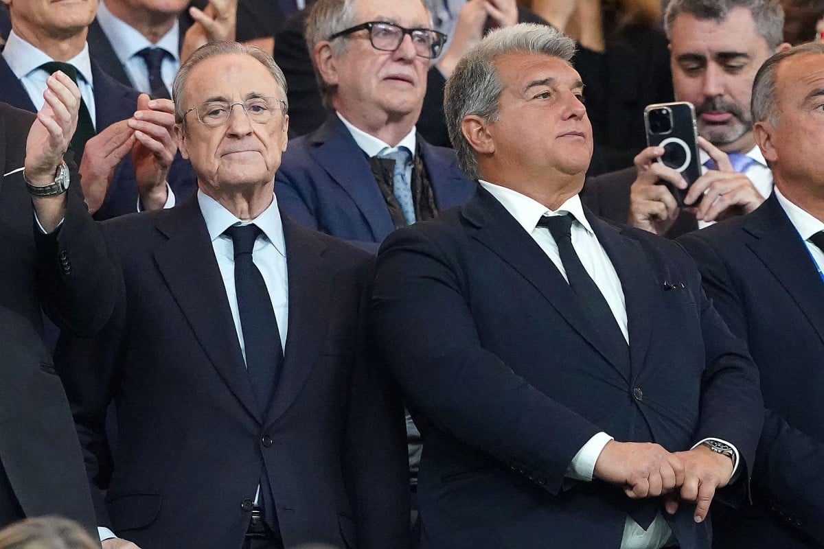 Florentino Perez oraz Joan Laporta