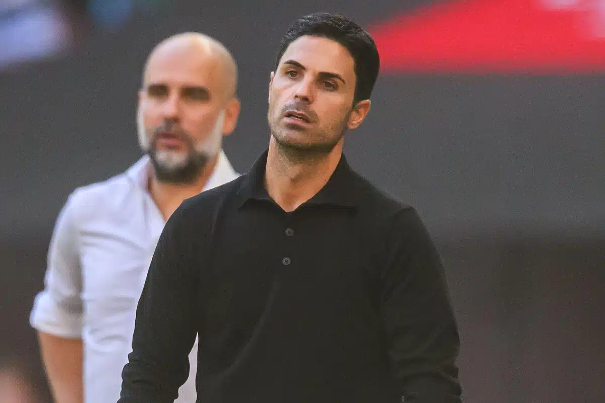 Pep Guardiola i Mikel Arteta