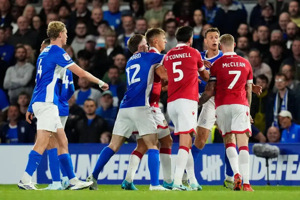 Piłkarze Birmingham City i Wrexham