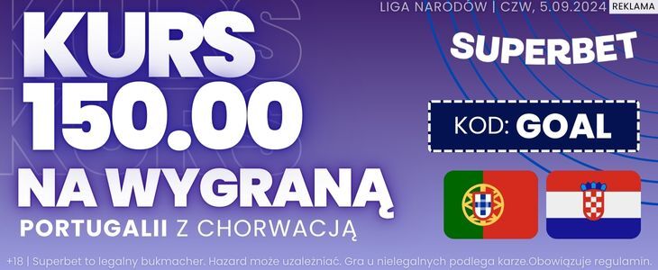 Promocja w Superbet na spotkanie Portugalia - Chorwacja