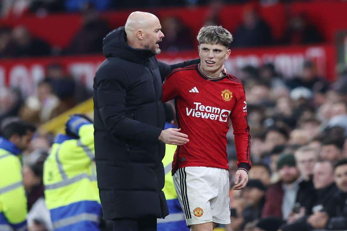 Erik ten Hag i Alejandro Garnacho