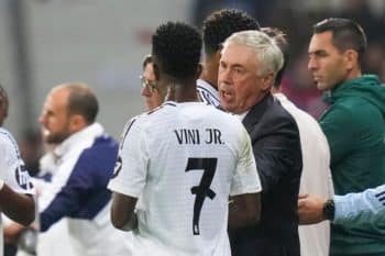 Vinicius Junior i Carlo Ancelotti