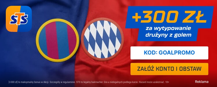 Promocja STS na mecz Barcelona - Bayern