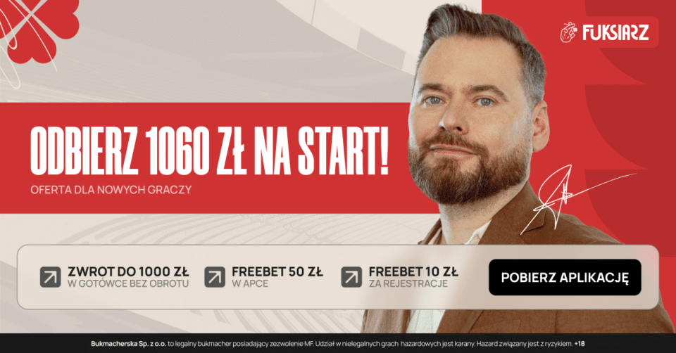 Nowa oferta na start u bukmachera Fuksiarz