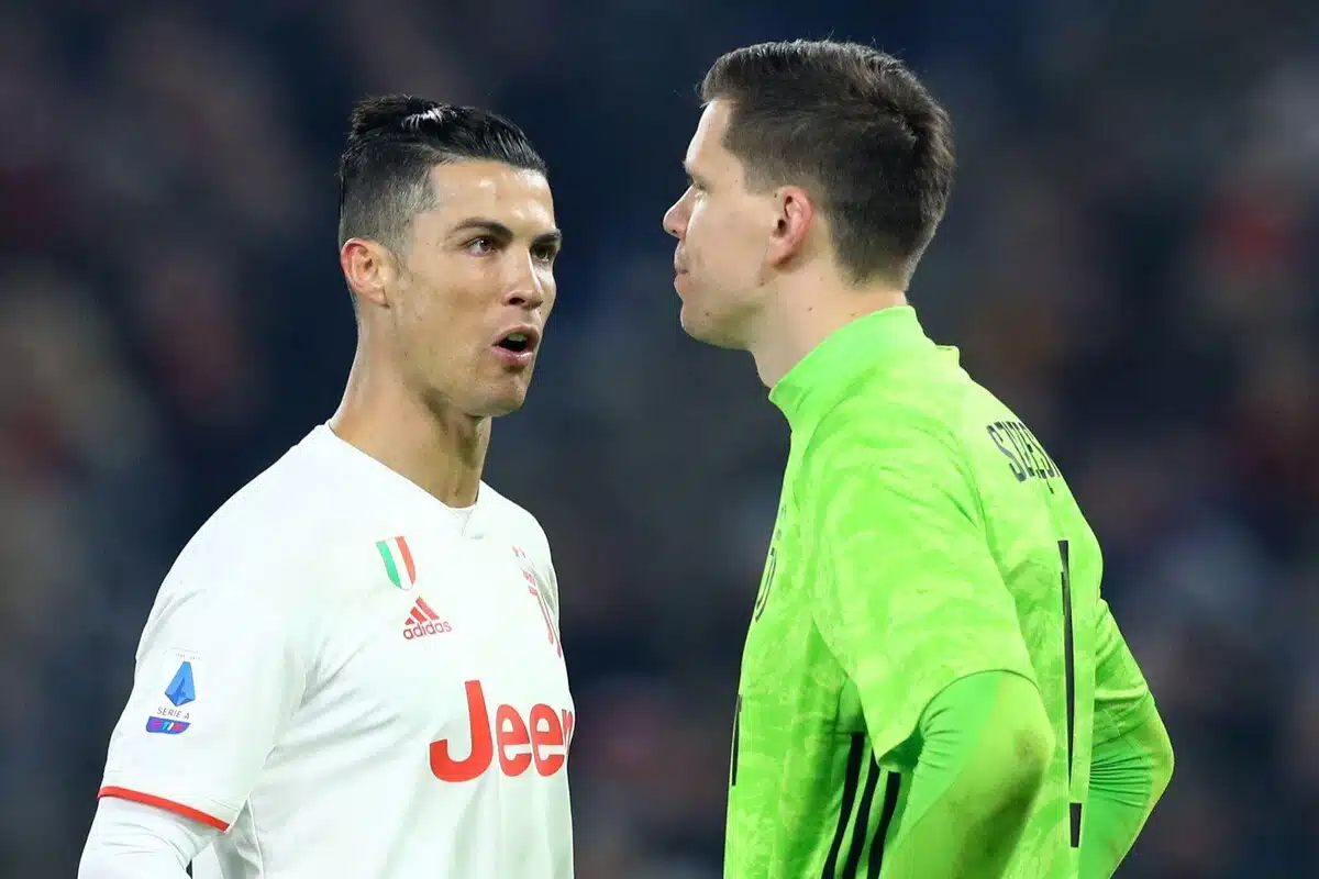 Cristiano Ronaldo i Wojciech Szczęsny