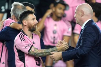 Leo Messi i Gianni Infantino