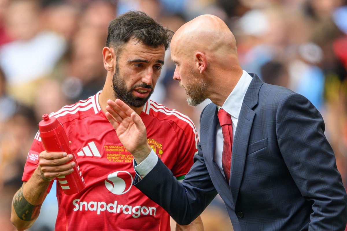 Bruno Fernandes i Erik ten Hag