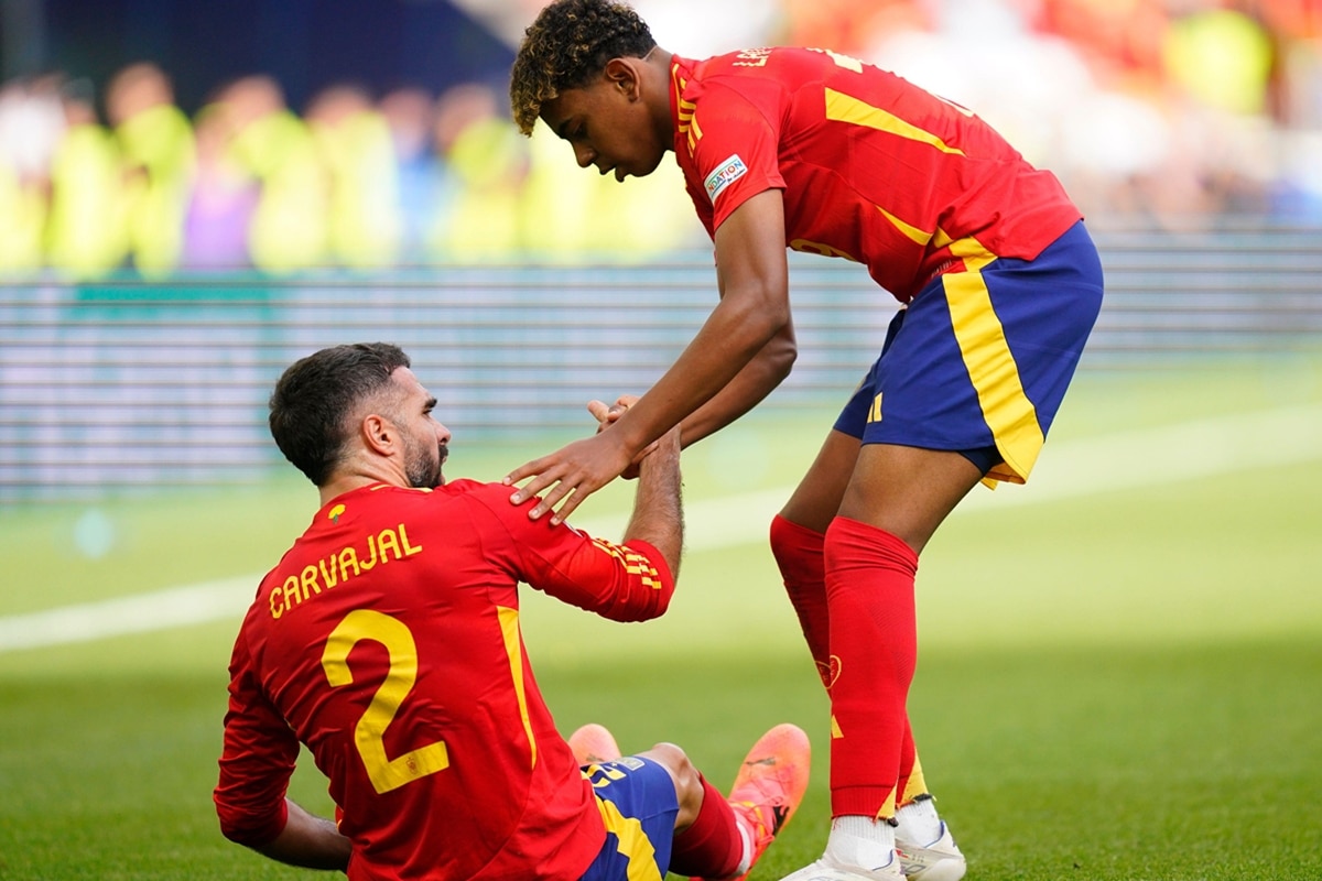 Dani Carvajal i Lamine Yamal