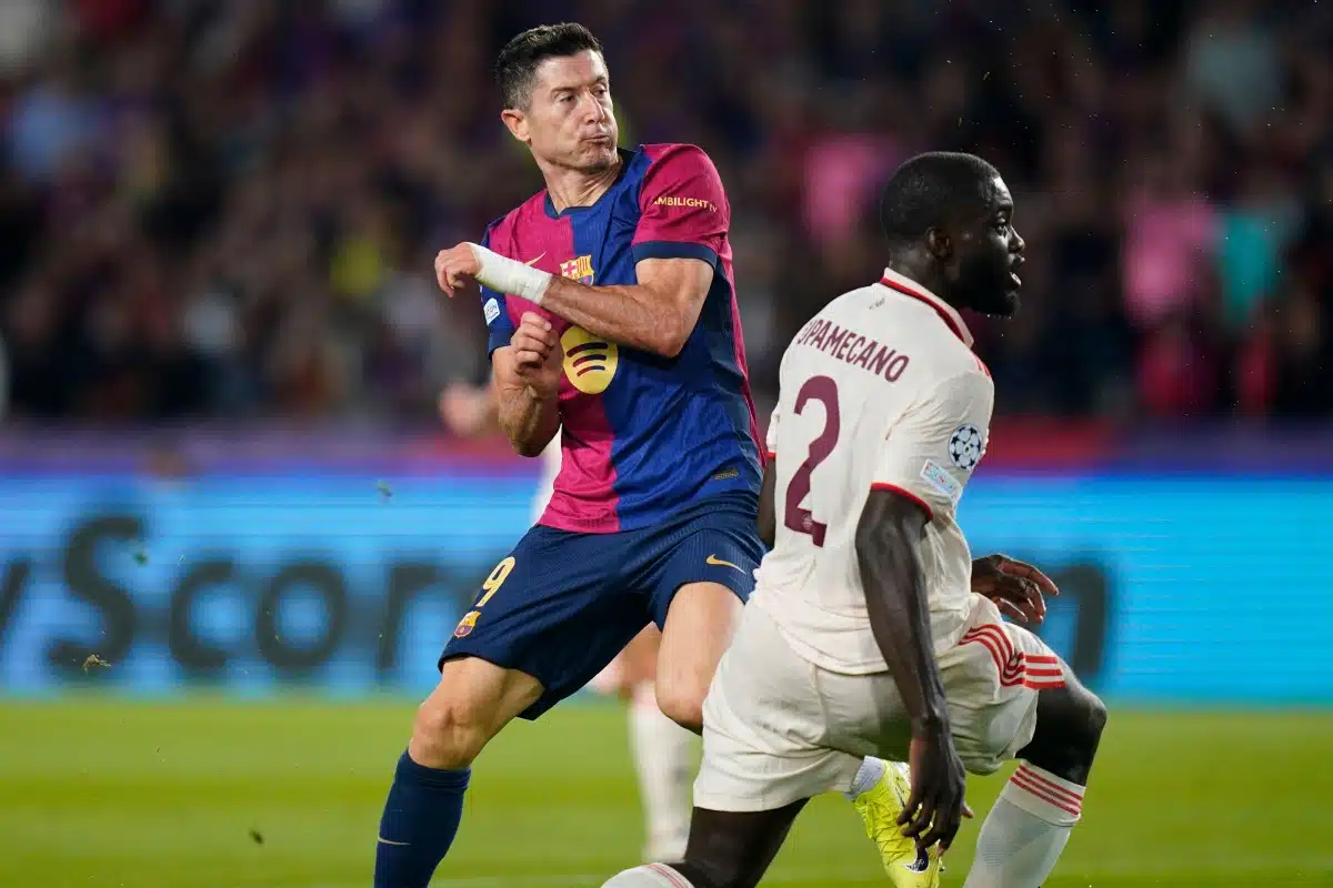 Robert Lewandowski i Dayot Upamecano