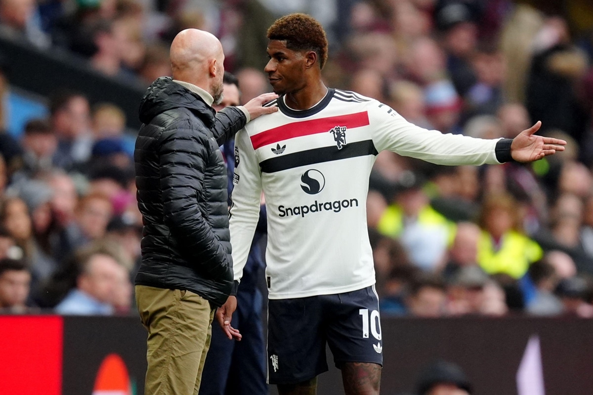 Erik ten Hag i Marcus Rashford