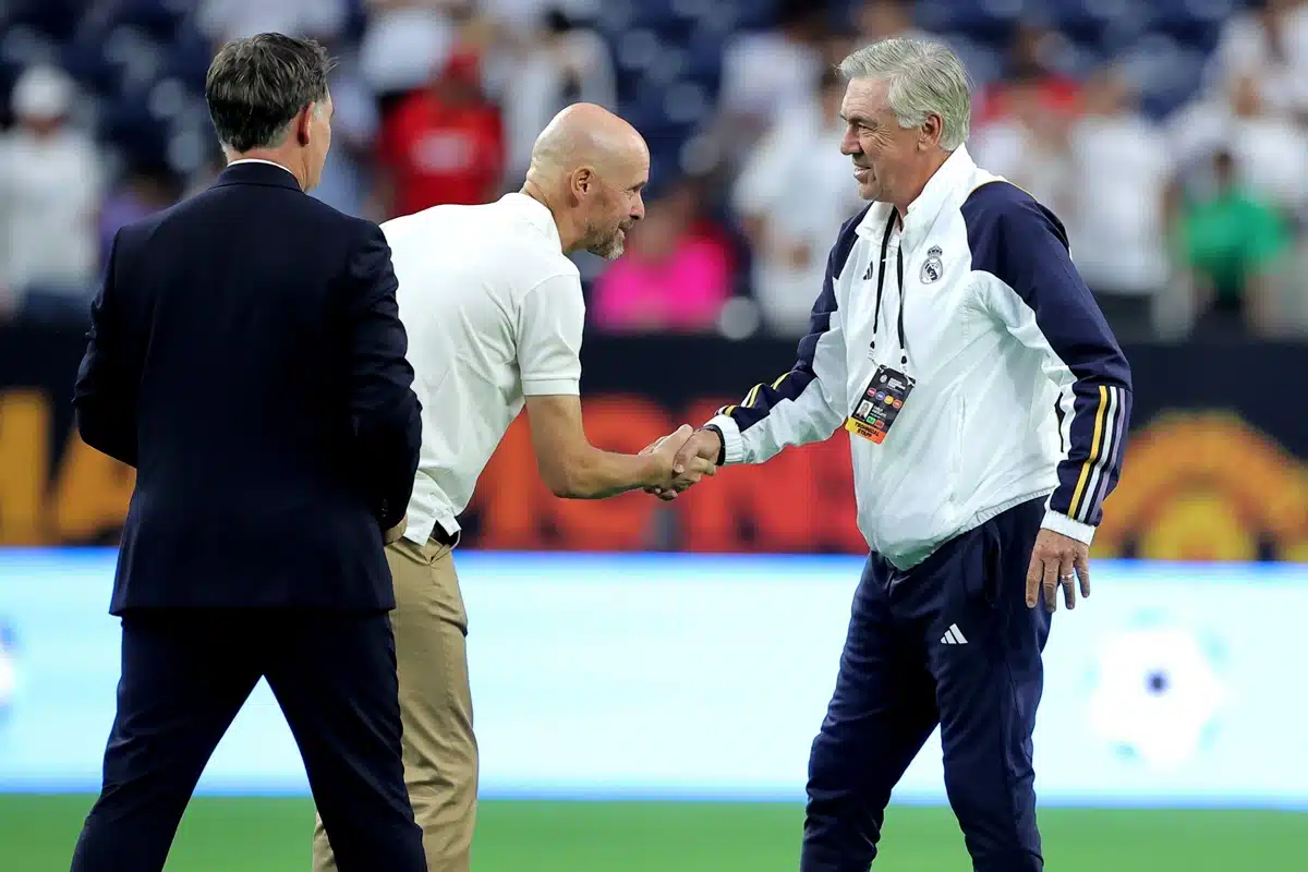 Erik ten Hag i Carlo Ancelotti