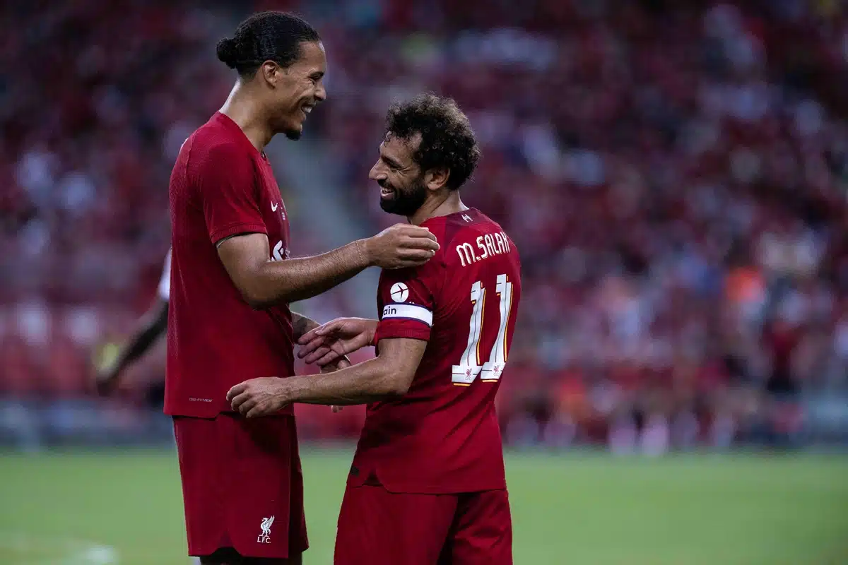 Virgil van Dijk i Mohamed Salah