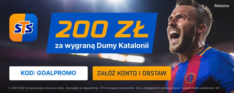 Bonus 200 zł za wygraną Barcelony z Las Palmas