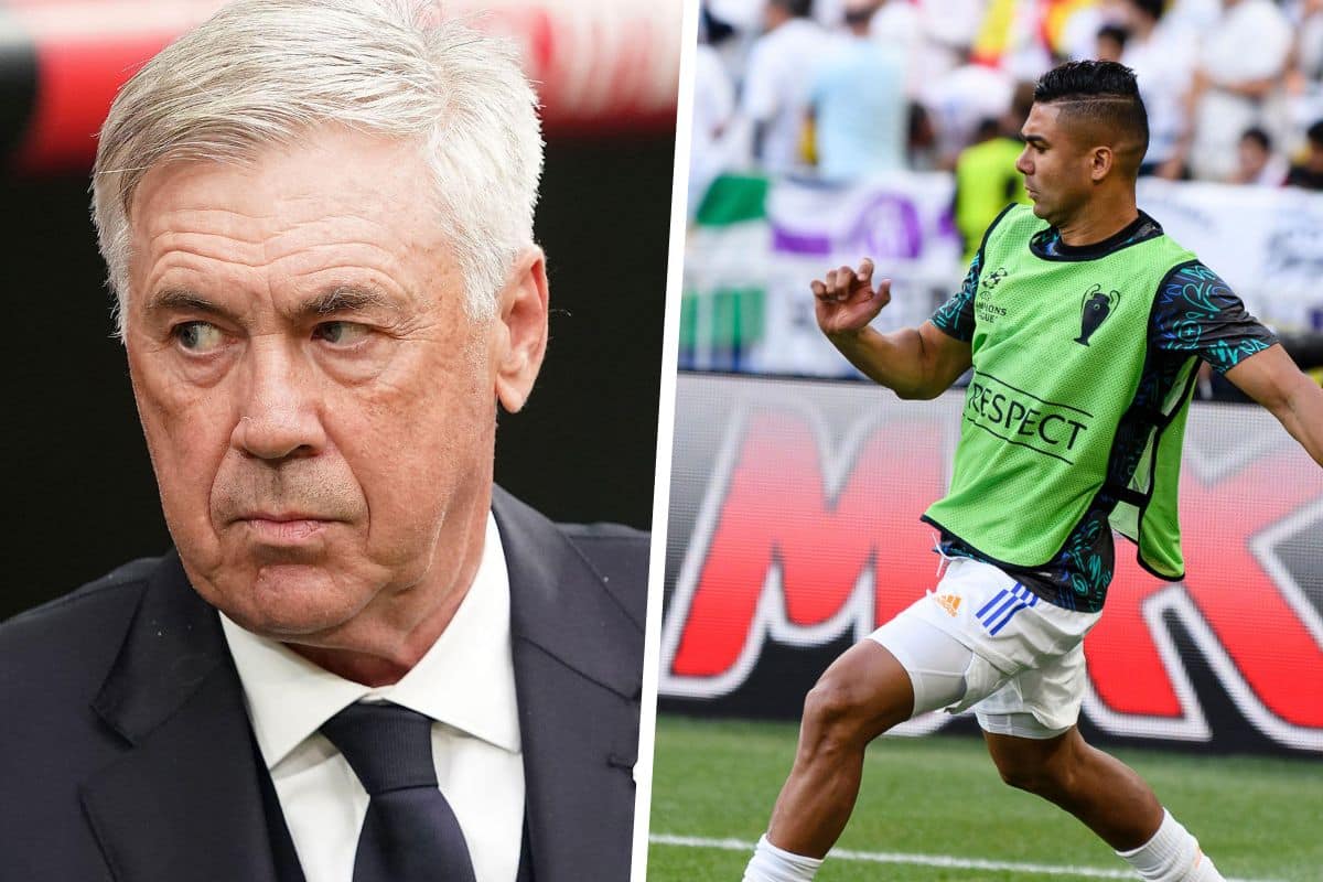 Carlo Ancelotti oraz Casemiro