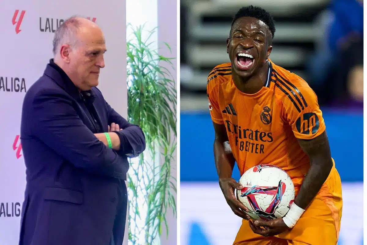 Javier Tebas i Vinicius Junior