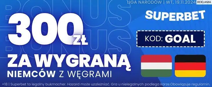 Promocja w Superbet na spotkanie Węgry - Niemcy