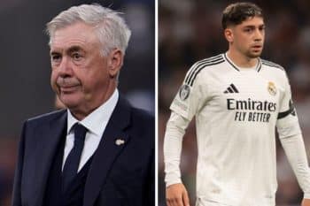 Carlo Ancelotti i Federico Valverde