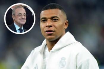 Kylian Mbappe i Florentino Perez