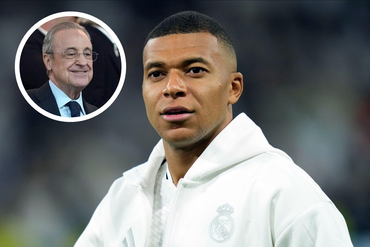 Kylian Mbappe i Florentino Perez