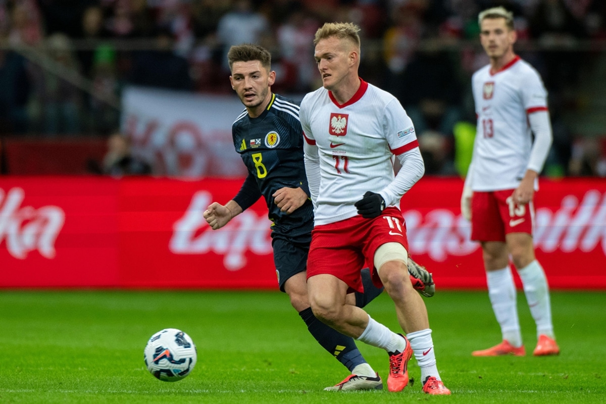 Karol Świderski i Billy Gilmour