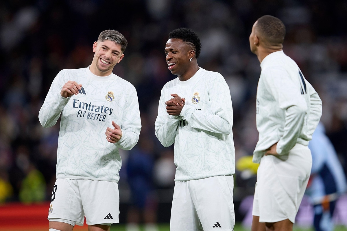 Fede Valverde, Vinicius Junior i Kylian Mbappe