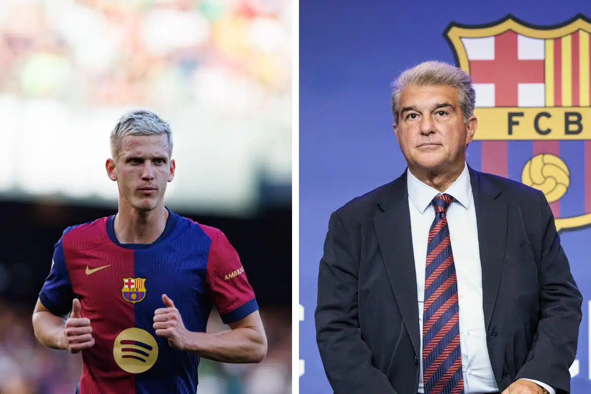 Dani Olmo i Joan Laporta