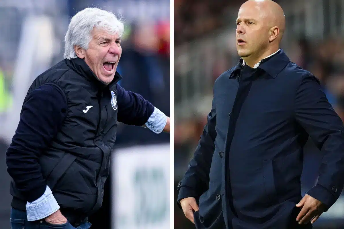 Gian Piero Gasperini oraz Arne Slot