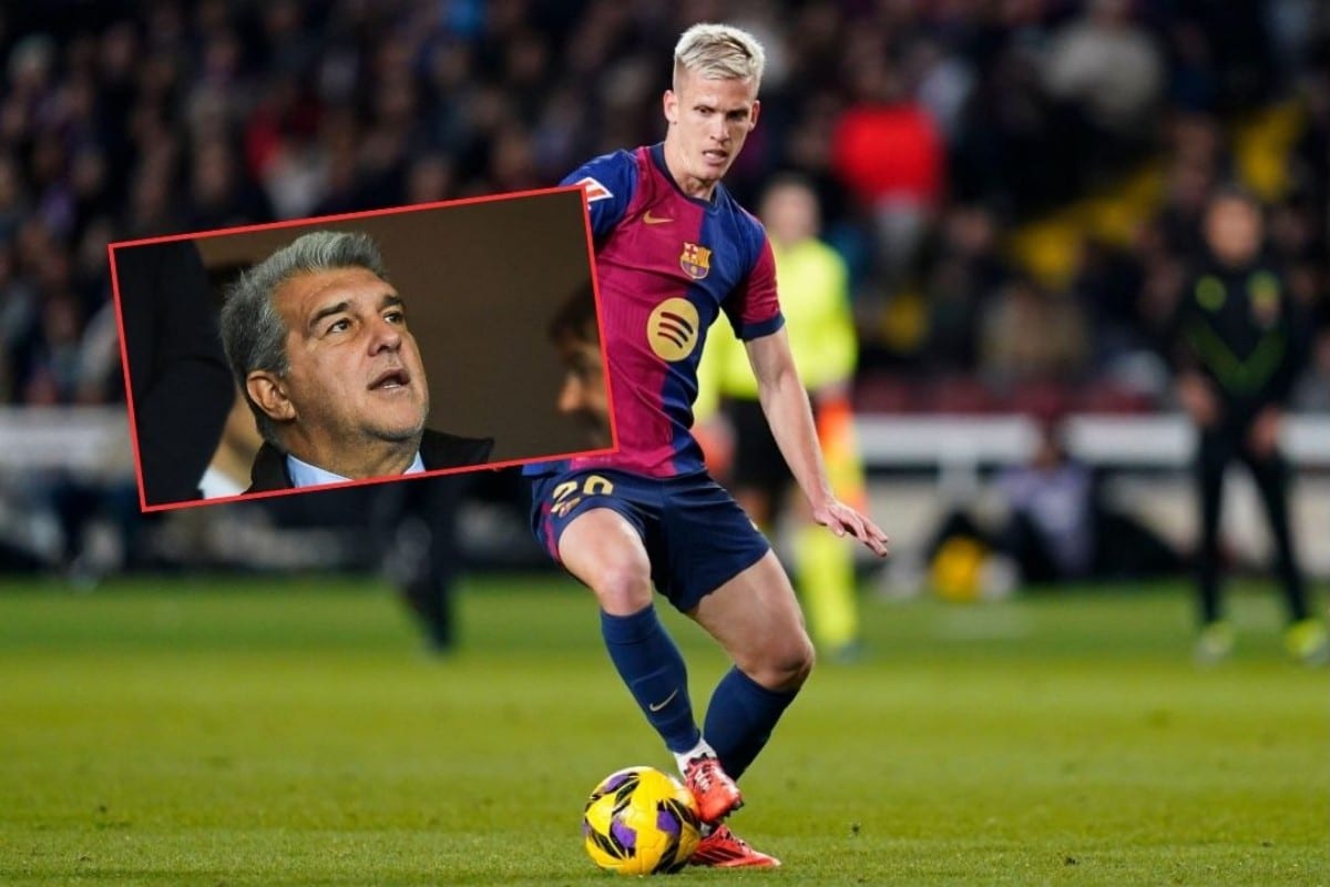 Joan Laporta i Dani Olmo