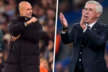 Pep Guardiola oraz Carlo Ancelotti