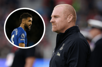 Sean Dyche i Dominic Calvert-Lewin