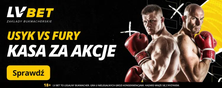 LVBET - promocja na walkę Ołeksandr Usyk - Tyson Fury