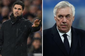 Mikel Arteta i Carlo Ancelotti