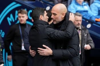 Mikel Arteta i Pep Guardiola