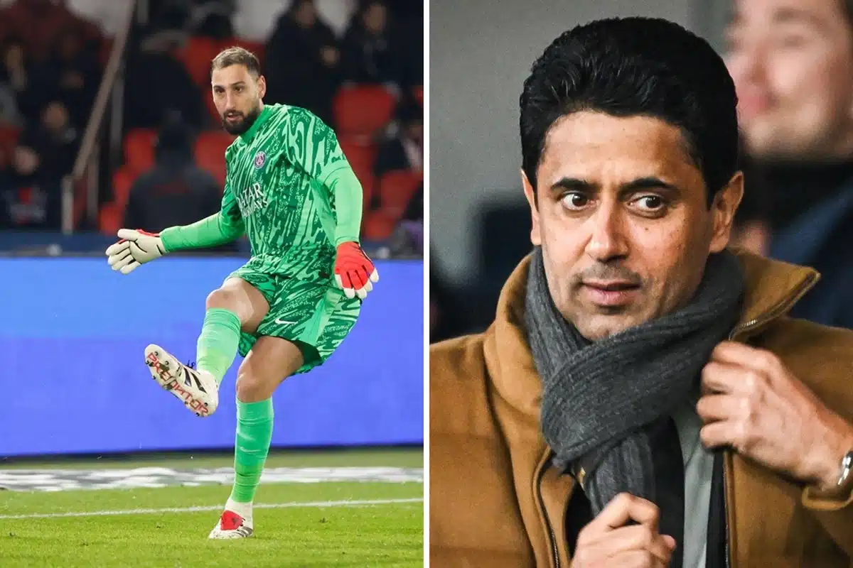 Gianluigi Donnarumma i Nasser Al-Khelaifi