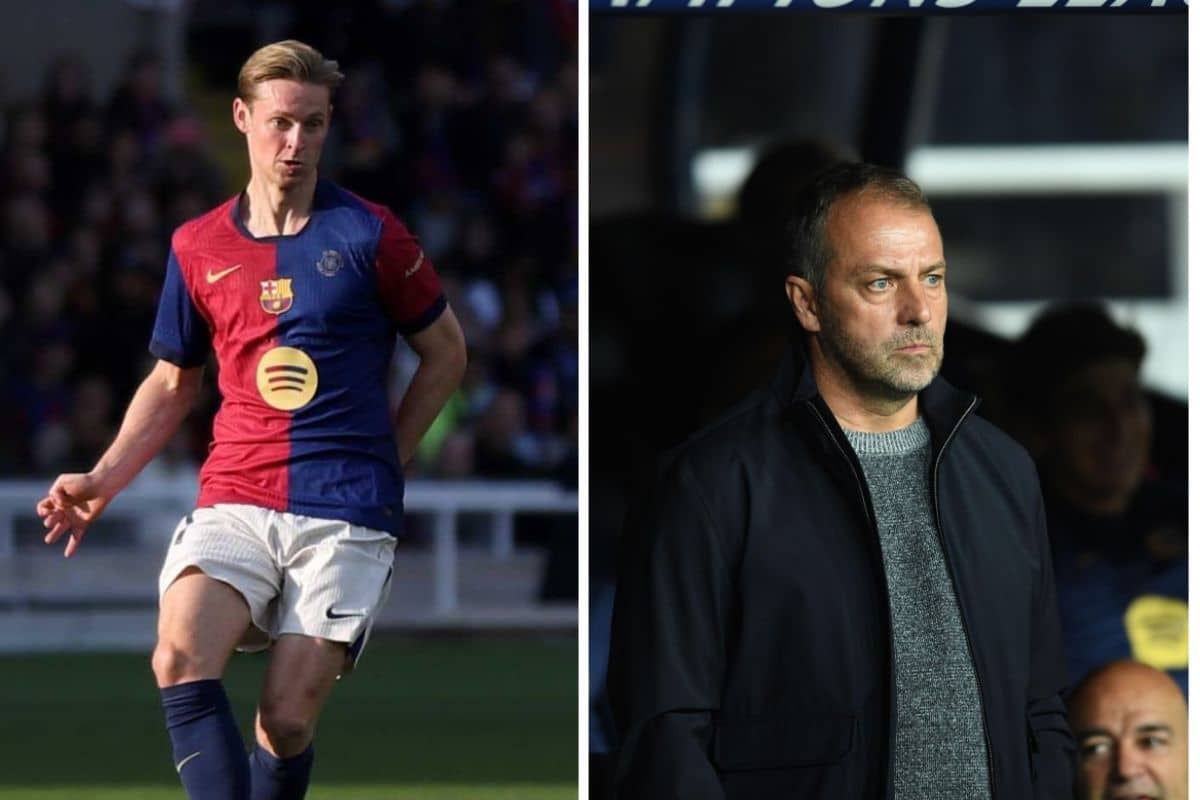 Frenkie de Jong i Hansi Flick