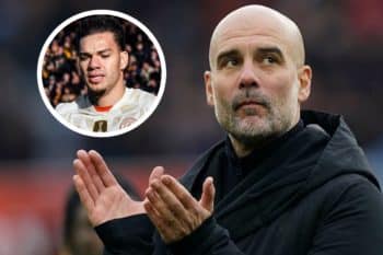 Pep Guardiola i Ederson