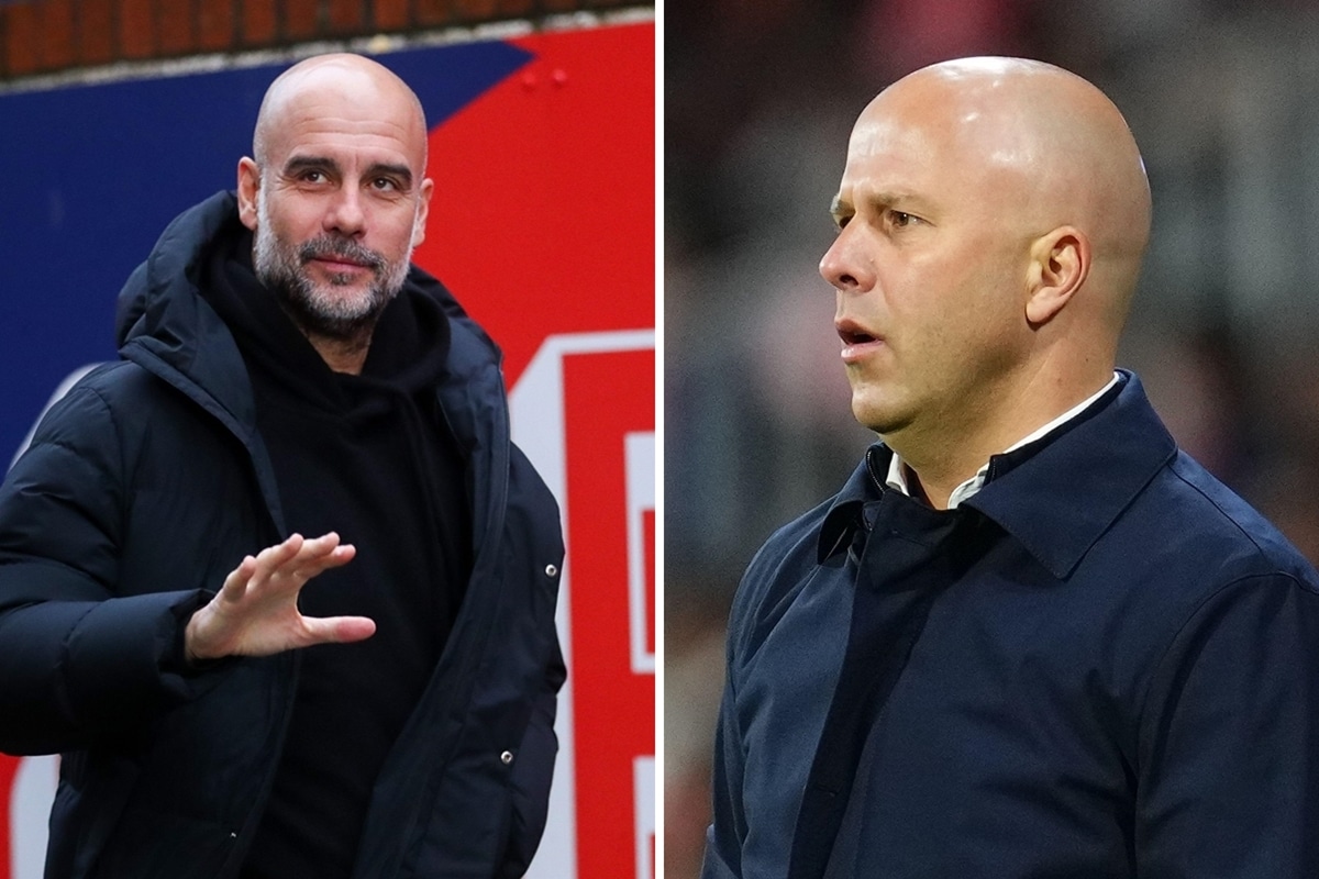 Pep Guardiola i Arne Slot