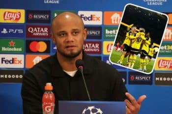 Vincent Kompany i piłkarze Borussii Dortmund