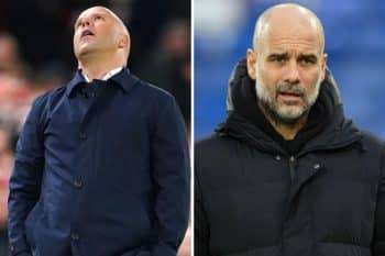 Arne Slot i Pep Guardiola