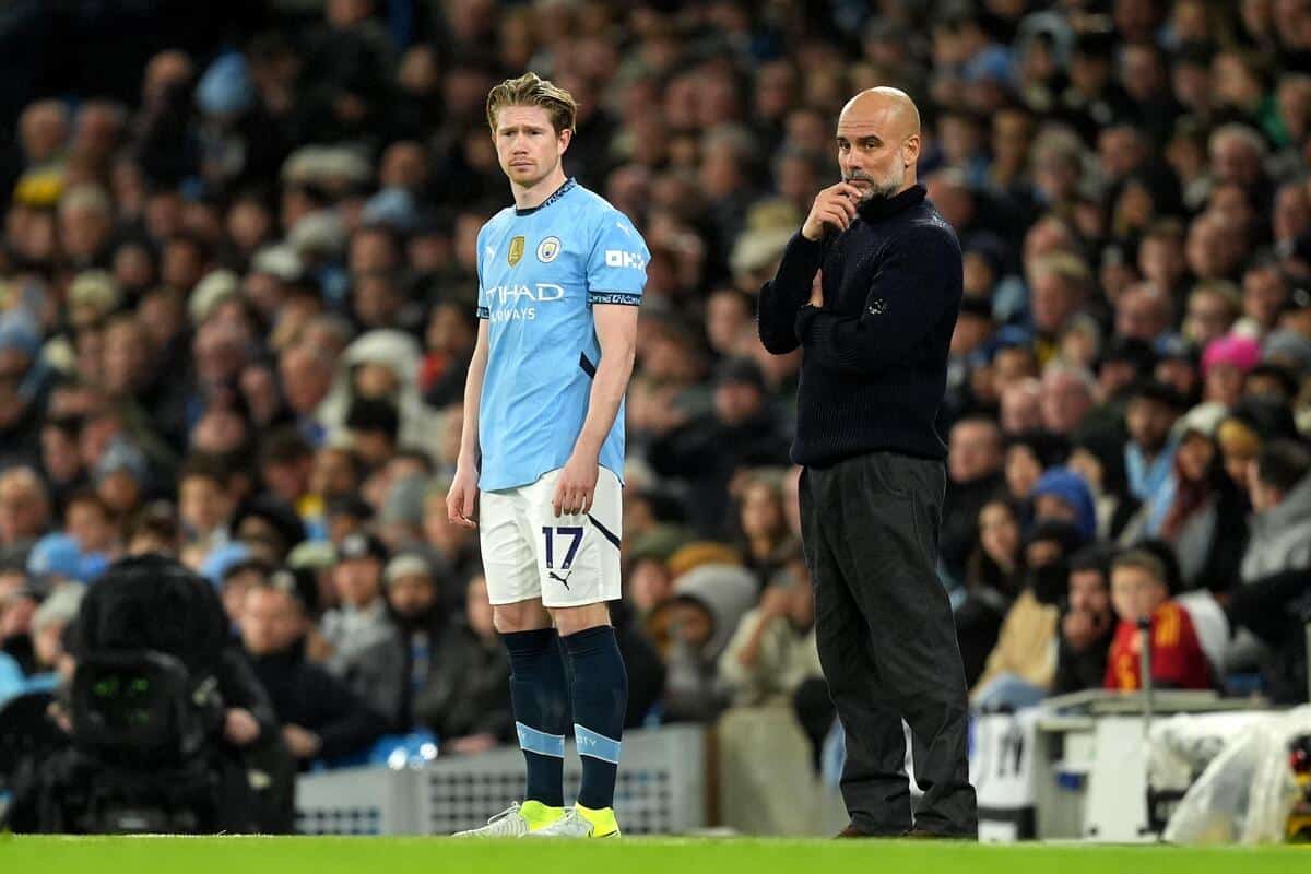 Kevin De Bruyne i Pep Guardiola