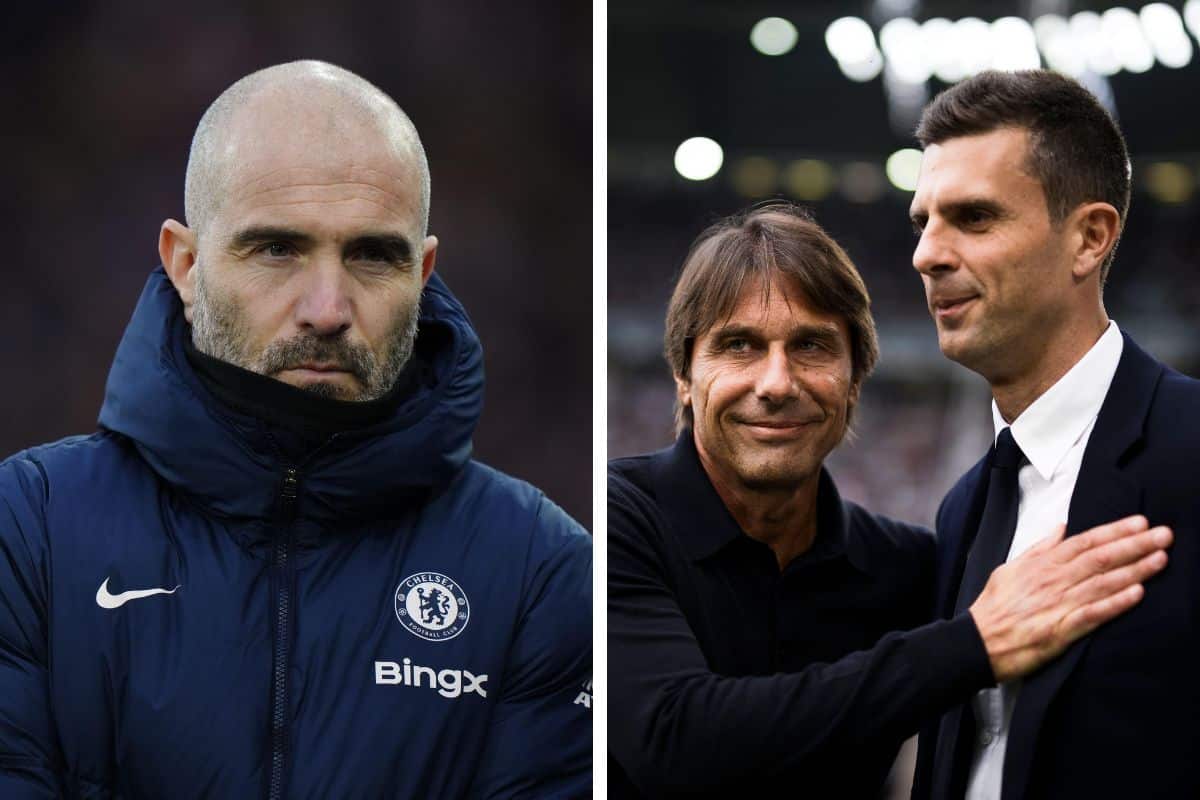 Enzo Maresca oraz Antonio Conte i Thiago Motta